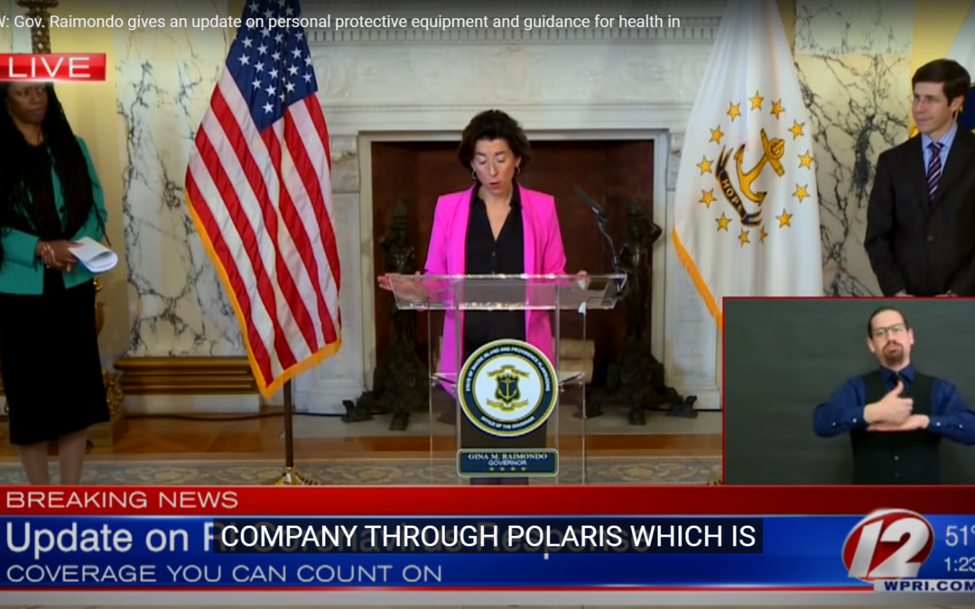 Polaris MEP Receives Innovation Award and Citation from Gov. Raimondo