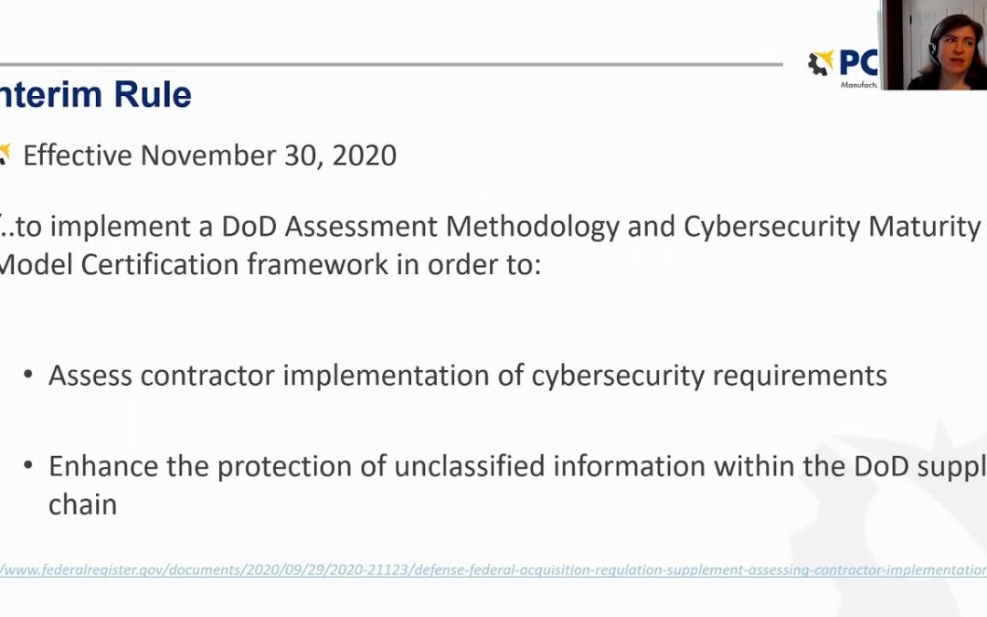 New DFARS Interim Rule for DoD Assessments & CMMC