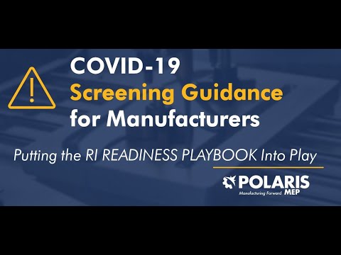 Webinar: COVID19 Screening Guidance