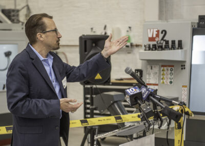 Craig Danko, VP at Saint Gobain: "I’ve been in manufacturing in one role or another for about 30 years, and it’s changed dramatically over 30 years. And we have to continue to change with it. And it’s only with the programs like these that Polaris MEP and JARC that we can get there and create these long term careers. "