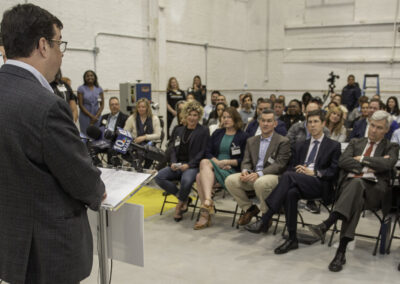 Matt Watson, Polaris MEP Center Director, thanked funding partners and the many stakeholders who played a part in bringing JARC to Rhode Island.