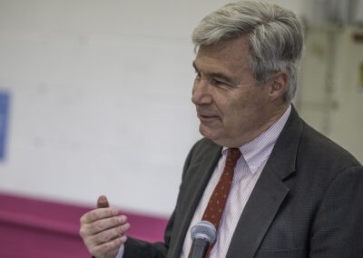 Senator Sheldon Whitehouse: "JARC has a great reputation. Polaris MEP and 401 Tech Bridge have a great record. And we will do everything we can to make sure you have all the support you need to succeed."