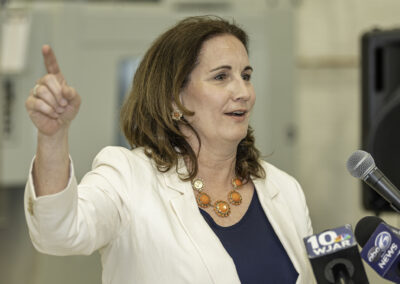 Rhode Island Secretary of Commerce Liz Tanner: "JARC RI graduates will leave here prepared to enter this industry, earn a good living and keep the economy running, and that really matters. Plants are struggling to keep up with record high demand so additional qualified employees will provide local manufacturers with the opportunity for significant growth and expansion. And with JARC RI, everybody wins."