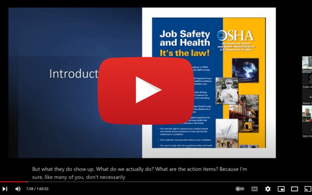 Safety Trainers Webinar: What to do when OSHA arrives