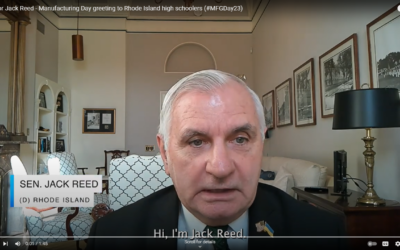 Senator Jack Reed on Manufacturing Careers for #MFGDay23