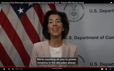 US Secretary of Commerce Raimondo – Comments for Manufacturing Day 2024