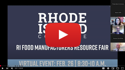 Governor McKee and Rhode Island Commerce Host Resource Fair for Rhode Island Food Manufacturers