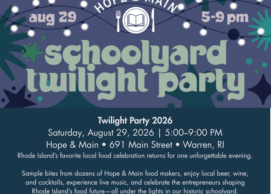 Hope & Main Schoolyard Twilight Party